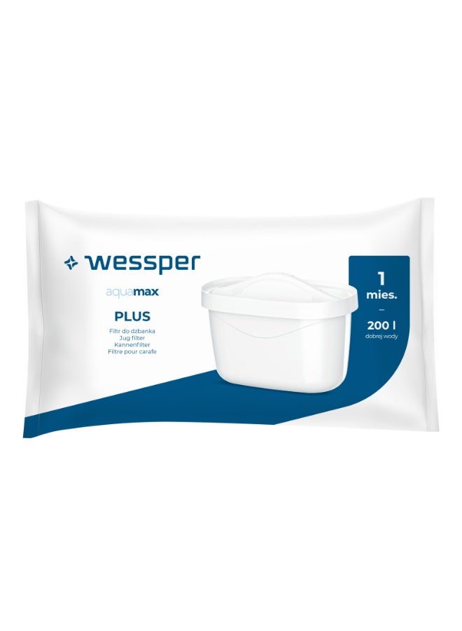 خرطوشة فلتر مياه ويسبر AquaMax Plus لسعة حتى 200 لتر – متوافقة مع عدة أباريق فلترة مياه - Image 1