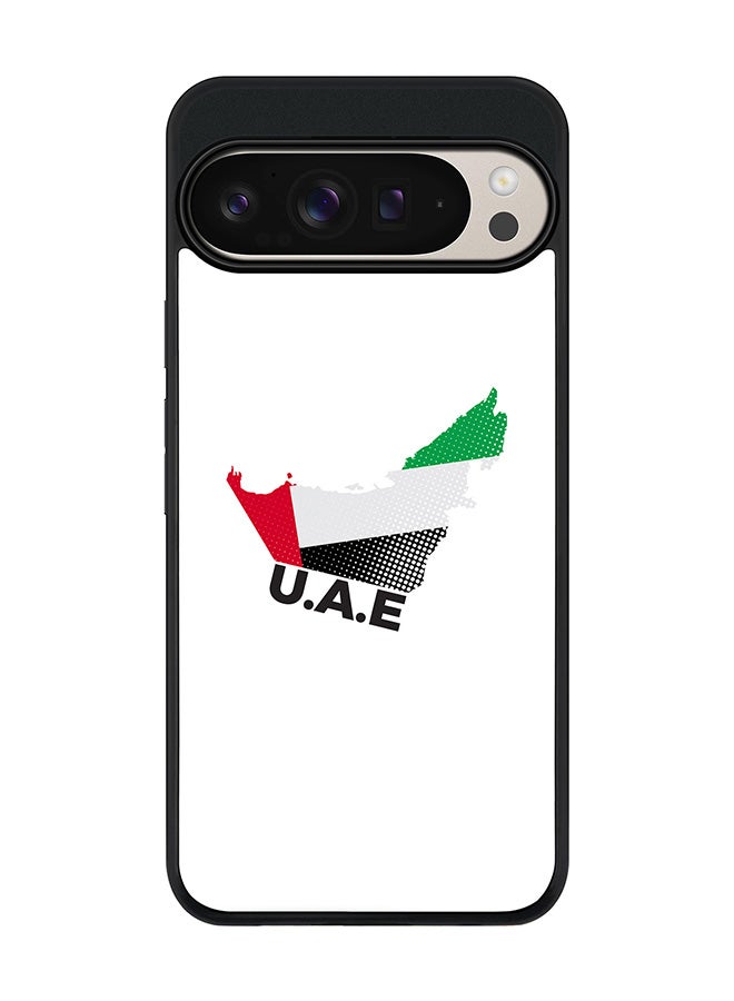Stylizedd غطاء لجهاز جوجل بيكسل 9 برو XL، حماية كاميرا نحيفة، غطاء هاتف مضاد للصدمات - خريطة الإمارات - Image 1