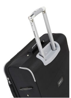 SENATOR Soft Shell Luggage Trolley For Unisex Ultra Lightweight Expandable Suitcase With 4 Wheels LL003 Black  - Image 4