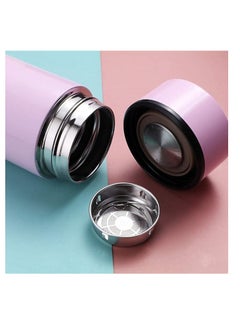 Cool Baby Smart Insulated Water Bottle, Tea Infuser Bottle Stainless Steel Vacuum Wide Mouth Coffee Mug Travel Thermoses with LCD Touch Screen Keep Hot Or Cold Car Portable Cup 500ML(Pink)  - Image 3