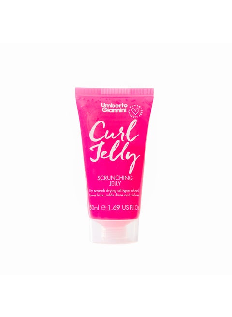 Mini Curl Scrunching Jelly for Defined Curls - Provides Lightweight Hold & Frizz Control, Perfect for Travel or Touch-Ups (50 ml)