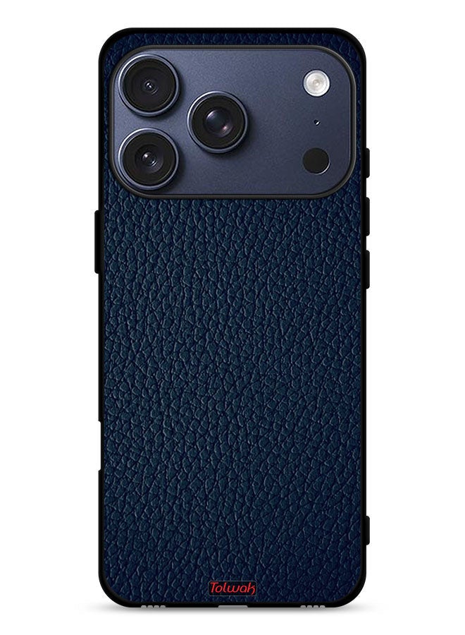 Tolwak غطاء حماية لجهاز آيفون 17 برو بنمط جلد - Image 1