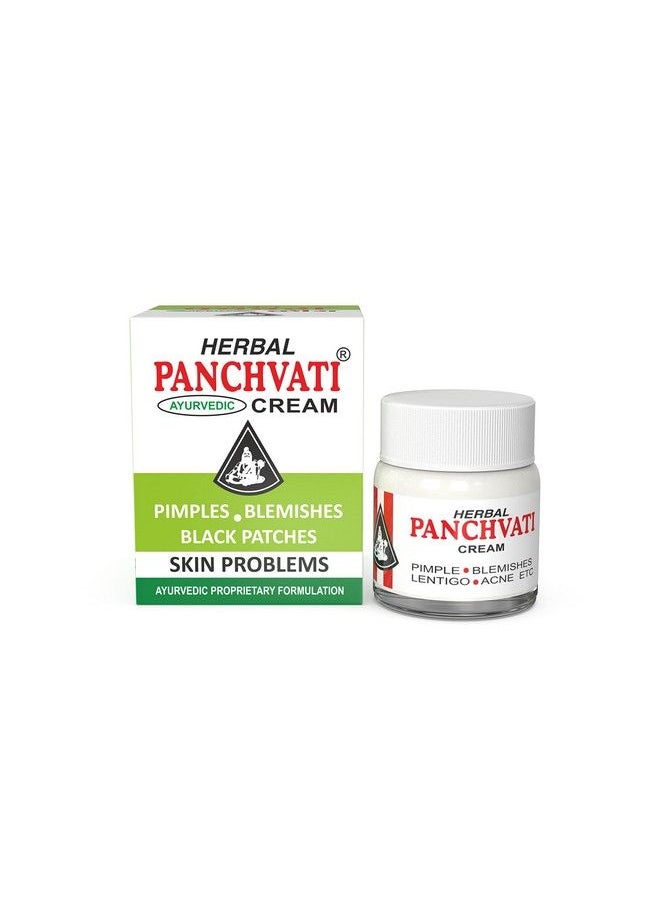 Panchvati Herbals Face Cream Anti Blemish Black Patches Anti Acne Pimple Removal Cream For Acne Scars Pigmentation Glowing Skin For Men & Women 10G  - Image 2