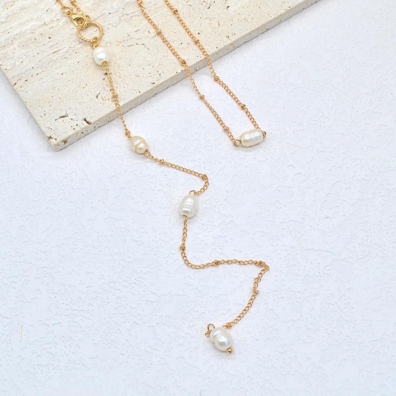 Your Always Charm Rhinestone Back Chain Necklace for Backless Dress Body Chain Jewelry Backdrop Chain Necklaces for Women - Image 5