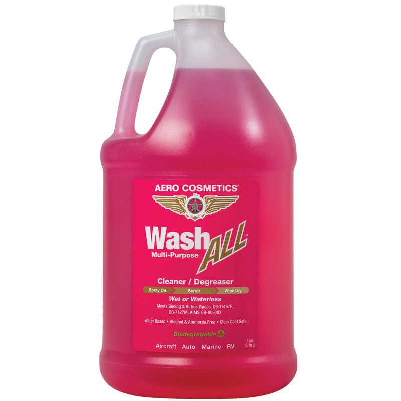 Aero Cosmetics Wash ALL Multi-Purpose Cleaner and Degreaser for your Home, Car, RV, Boat and Motorcycle - Image 1