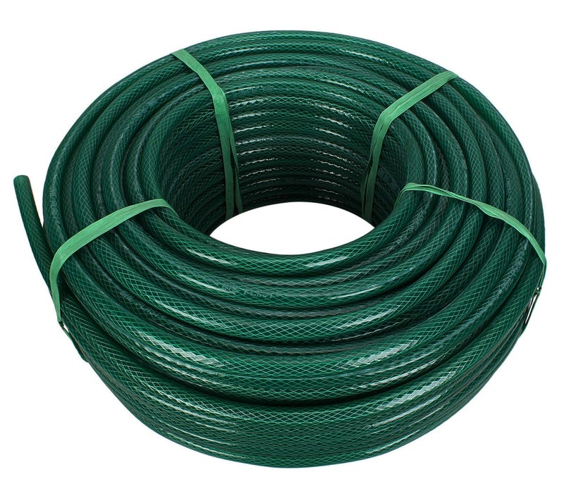 Flexzilla (Size : 1 Inch (25Mm), Length: 30 Meters, 97.50 Feet Green) Heavy Duty Braided Water Hose Pipe, Light Weight Easy To Connect For Garden, Car Wash, Floor Clean, Pet Bath, Park & Yard - Image 2