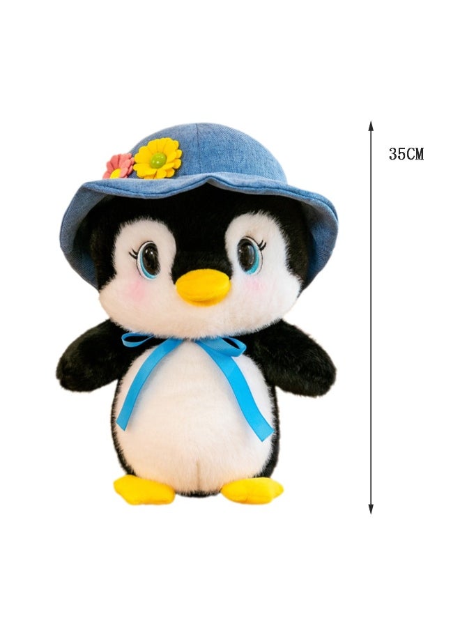 Generic - 35 CM Cute Penguin Plush Toy Soft Stuffed Animal Doll For Girls And Boys All Ages Gift（A Style） - Image 1
