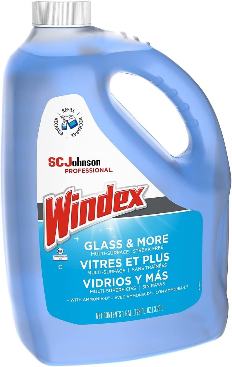 SC Johnson Windex Unscented Glass 1 gallon - Image 3