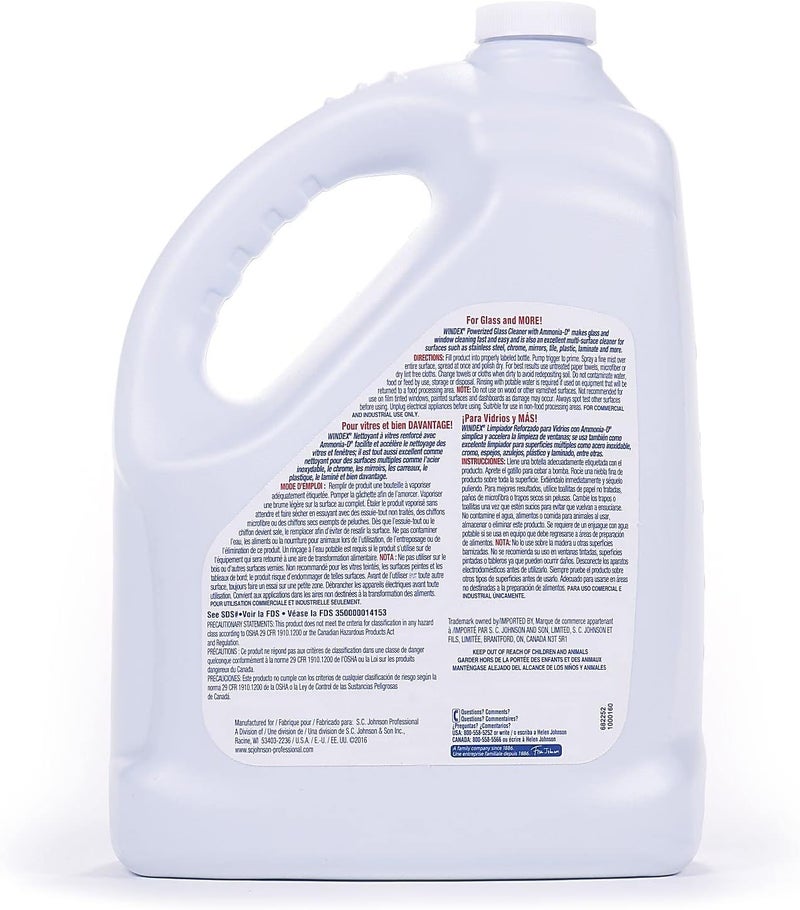 SC Johnson Windex Unscented Glass 1 gallon - Image 2