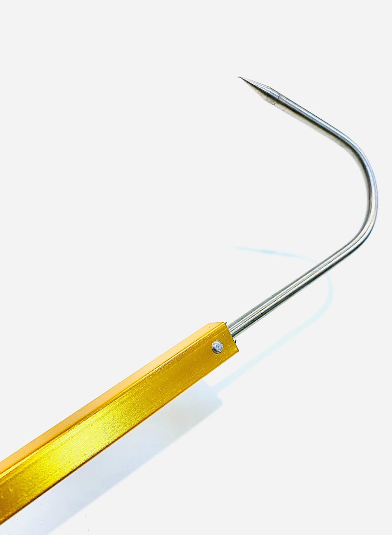 oakura Fishing Spear Hook Tackle Fish Landing  Gaff 60 Cm long Folding 2 Section Extendable Telescopic Pole Handle - Image 2