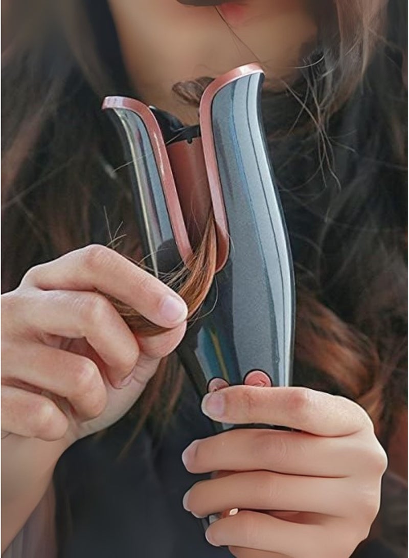 JOY CARE Professional 1” Ceramic Rotating Hair Curler | Anti-Frizz Curling Wand with Adjustable Temperature | Dual Voltage, Auto Shut-Off, Fast Heat-Up | Travel-Friendly Salon Curling Iron for Effortless Curls & Waves - Image 4