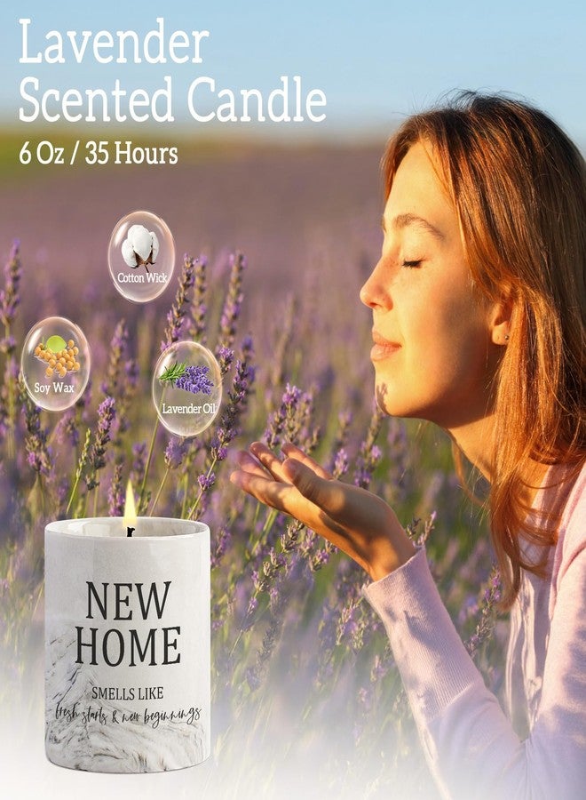 Cituarko Housewarming Gifts New Home Candle for New Homeowners First Apartment Gifts New House Gift House Warming Candle for Women Men Best Friends Lavender Candles - Image 2