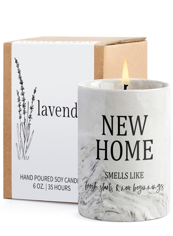 Cituarko Housewarming Gifts New Home Candle for New Homeowners First Apartment Gifts New House Gift House Warming Candle for Women Men Best Friends Lavender Candles - Image 1