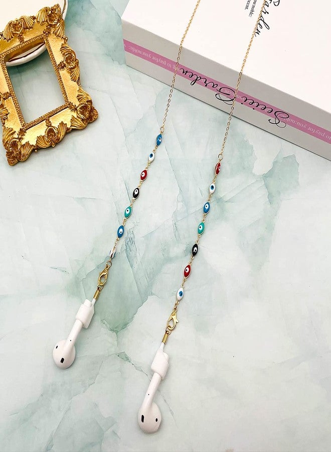 Sopopal سلاسل مضادة للفقد مغناطيسية لسماعات AirPods على شكل قلادة (سلسلة عيون خرز) - Image 4