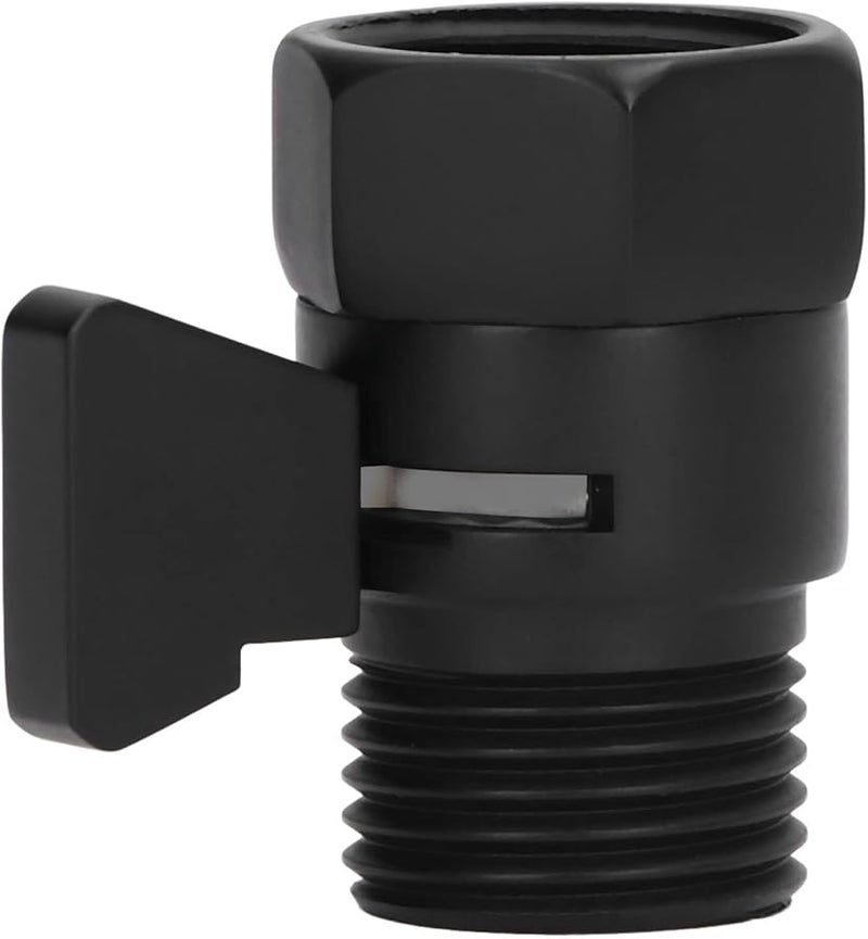 G1 2 Inch Black Straight Shower Valve Brass Body Water Control For Bathroom - Image 2