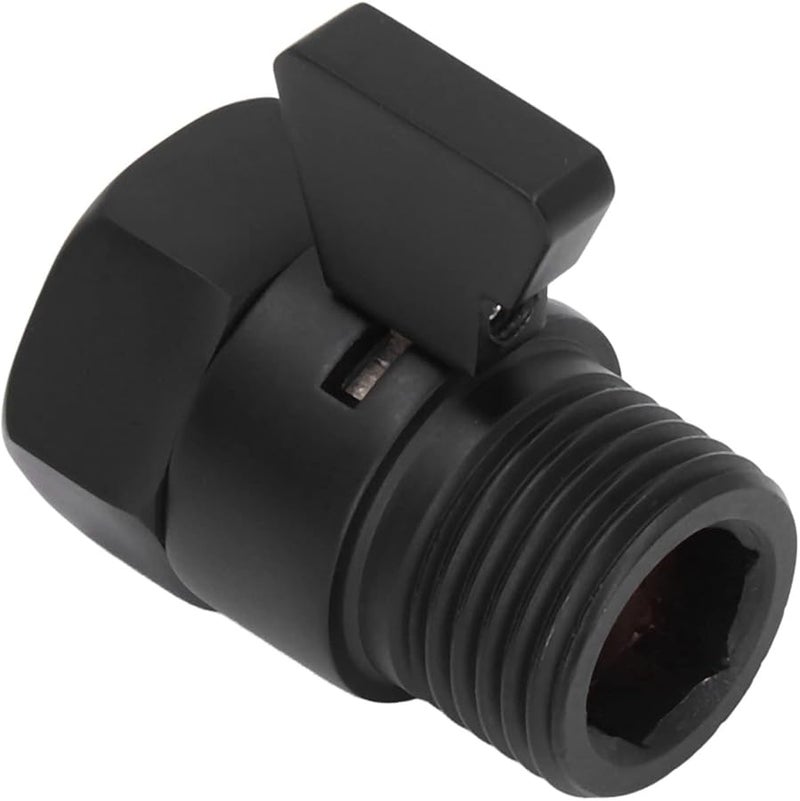 G1 2 Inch Black Straight Shower Valve Brass Body Water Control For Bathroom - Image 4