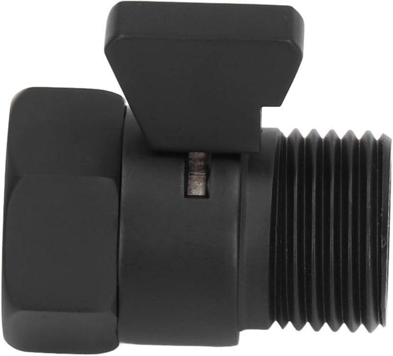 G1 2 Inch Black Straight Shower Valve Brass Body Water Control For Bathroom - Image 3