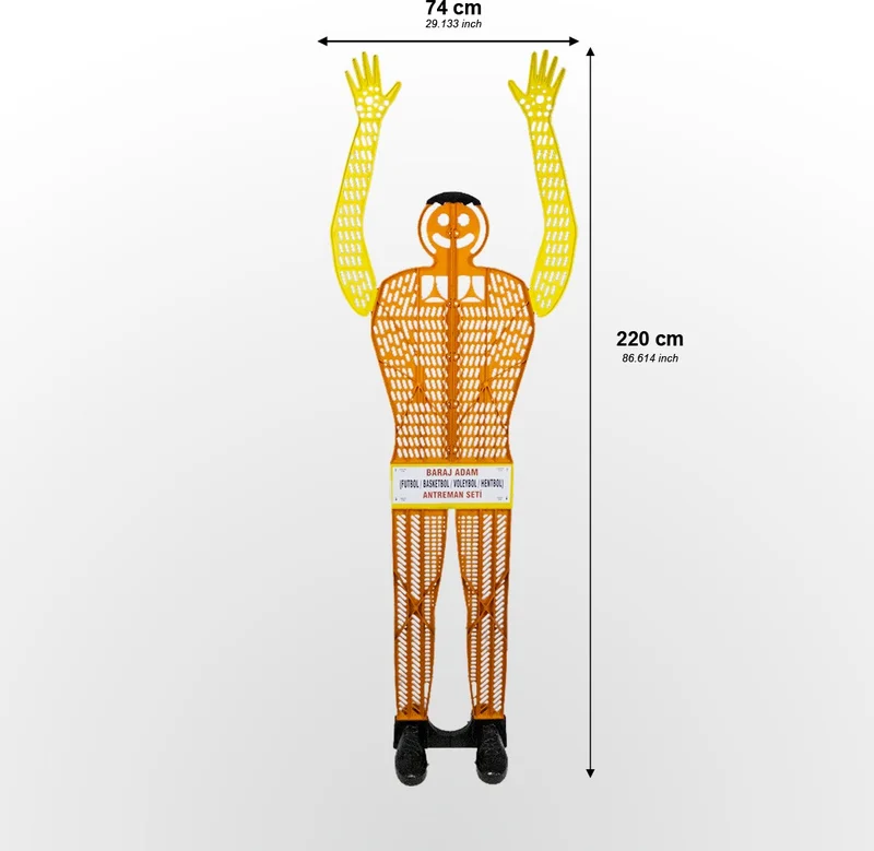 ريبو Dam Man Impact Resistant Spiked Training Dummy