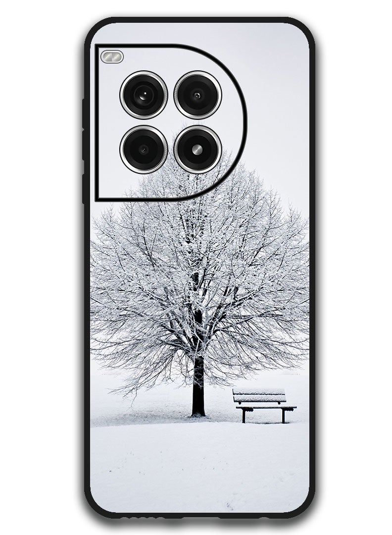 Theodor Protective Case Anti Scratch Shock Proof Bumper Cover For OnePlus Ace 3 Pro bench_snow_winter - Image 1