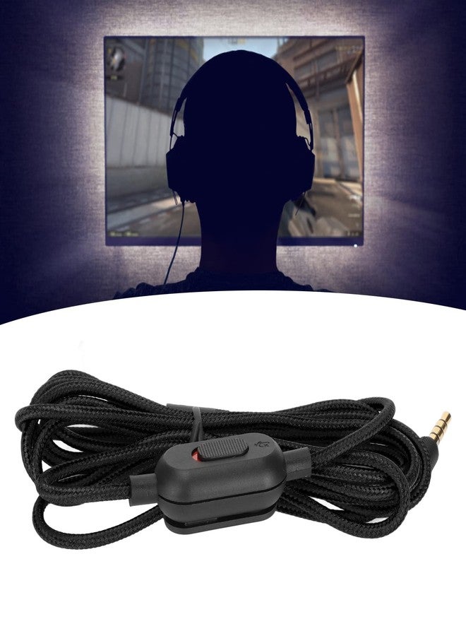 Dpofirs G Pro X Cord, Gaming Headset Cable Replacement for G Pro for G Pro X for G433 for G233, Braided Wire with Inline Mute and Volume Controller - Image 5
