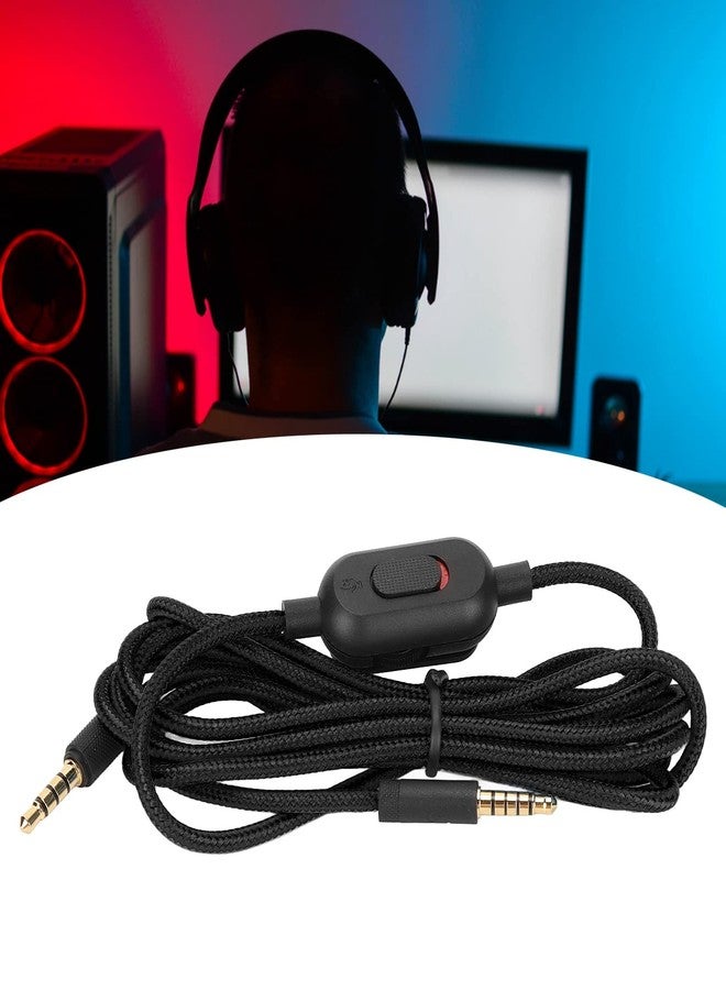Dpofirs G Pro X Cord, Gaming Headset Cable Replacement for G Pro for G Pro X for G433 for G233, Braided Wire with Inline Mute and Volume Controller - Image 4