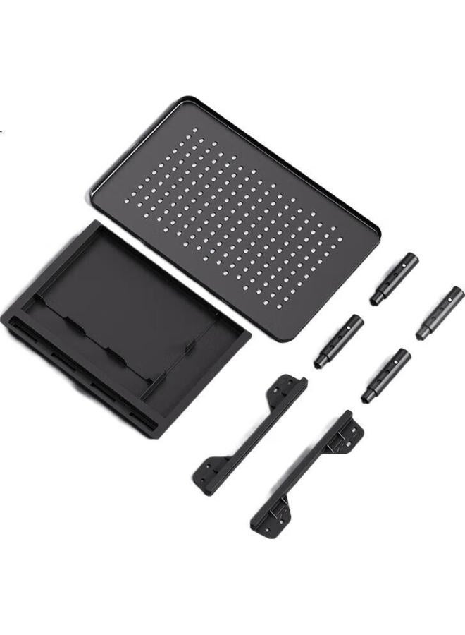 Nvv Monitor Stand Laptop Stand Desktop Computer Monitor Stand With Drawer Storage Shelf Desktop Office Keyboard Storage Stand Base Storage Rack Np-14S - Image 1