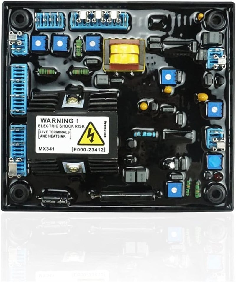 Generator Voltage Regulator Board Engine Voltage Regulator Module AVR MX341 Generator Voltage Regulator Board Automatic Voltage Regulator E000-23412 - Image 1