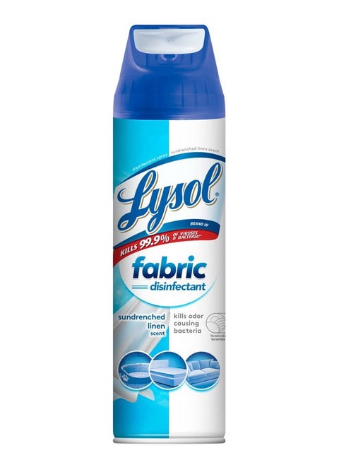 Fabric Disinfectant Spray, Sanitizing and Antibacterial Spray, For Disinfecting and Deodorizing Soft Furnishings, Sundrenched Linen 15 FL. Oz