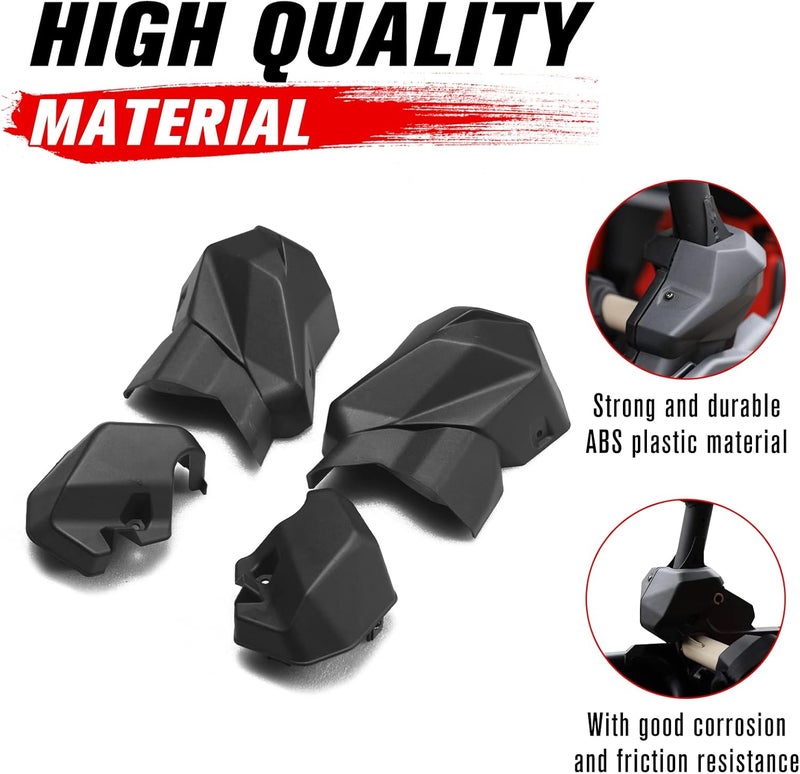 A & UTV PRO غطاء تريم القفص المركزي لسيارة كان-أم مافريك X3 MAX 4 أبواب 2017-2024 2025، لوحة حماية القفص المركزي، ملحقات واقية، استبدال #705015490، 705015489، 2PCS - Image 2