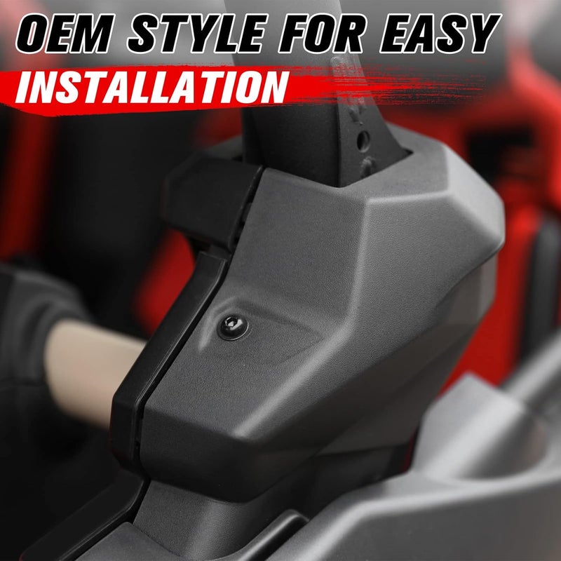 A & UTV PRO غطاء تريم القفص المركزي لسيارة كان-أم مافريك X3 MAX 4 أبواب 2017-2024 2025، لوحة حماية القفص المركزي، ملحقات واقية، استبدال #705015490، 705015489، 2PCS - Image 3