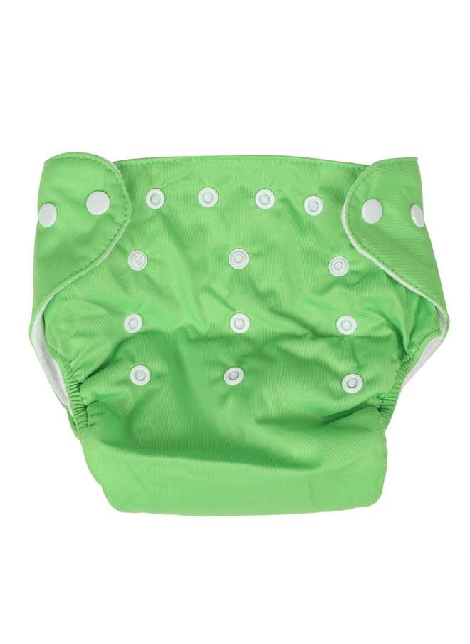 Thoraya Soft Comfortable Breathable Adjustable Baby Pant Button Cloth Diaper for 0-2 Years Old Green  - Image 1