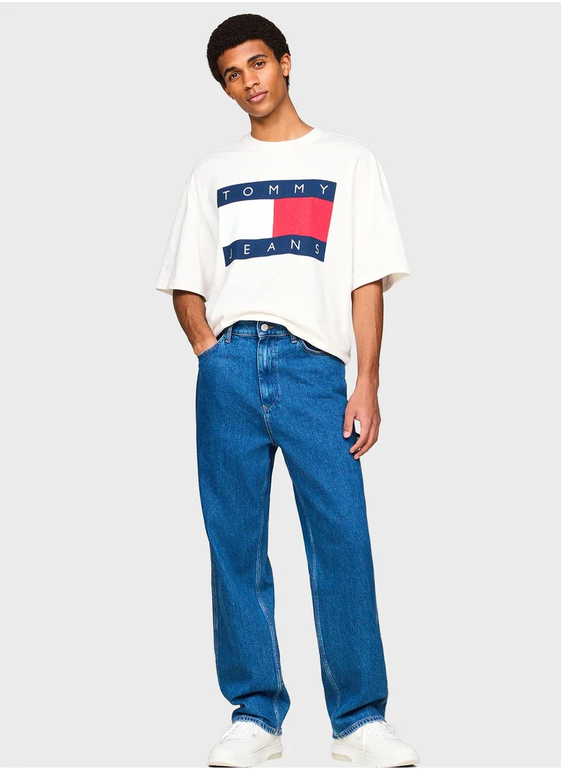 TOMMY JEANS Big Flag Crew Neck T-Shirt