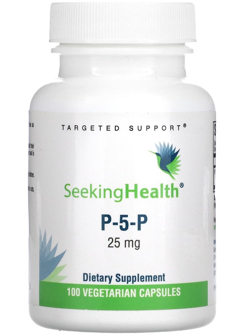 Seeking Health P-5-P, 25 mg, 100 Vegetarian Capsules 