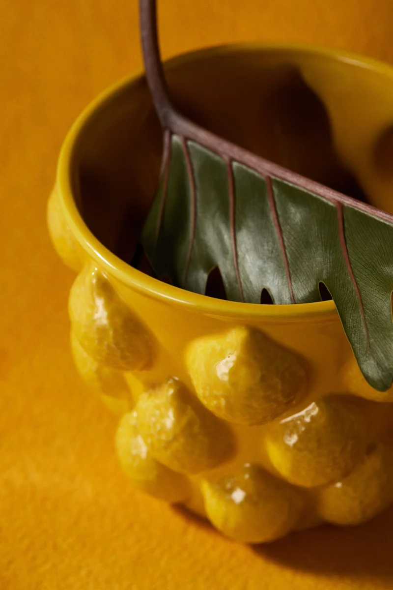 H&M Stoneware plant pot