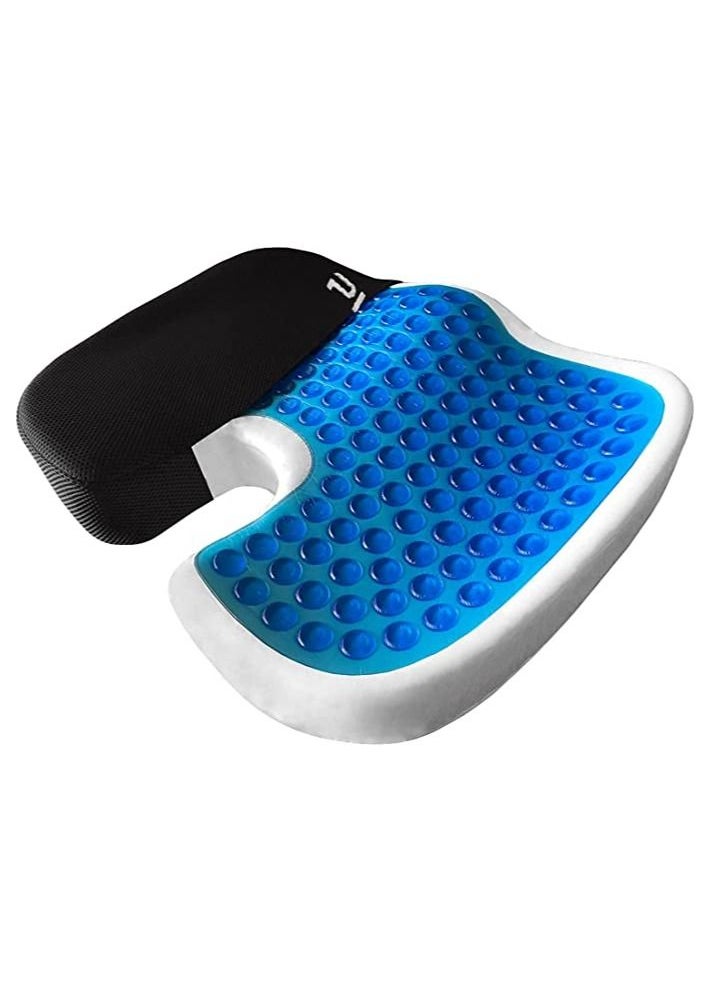 Plush - Creative Planet PLUSH Memory Foam Seat Cushion for Chair Ergonomic Cushion Reduces Back Pain and Improves Posture for Home or Office Sit Comfortably Longer - Image 1