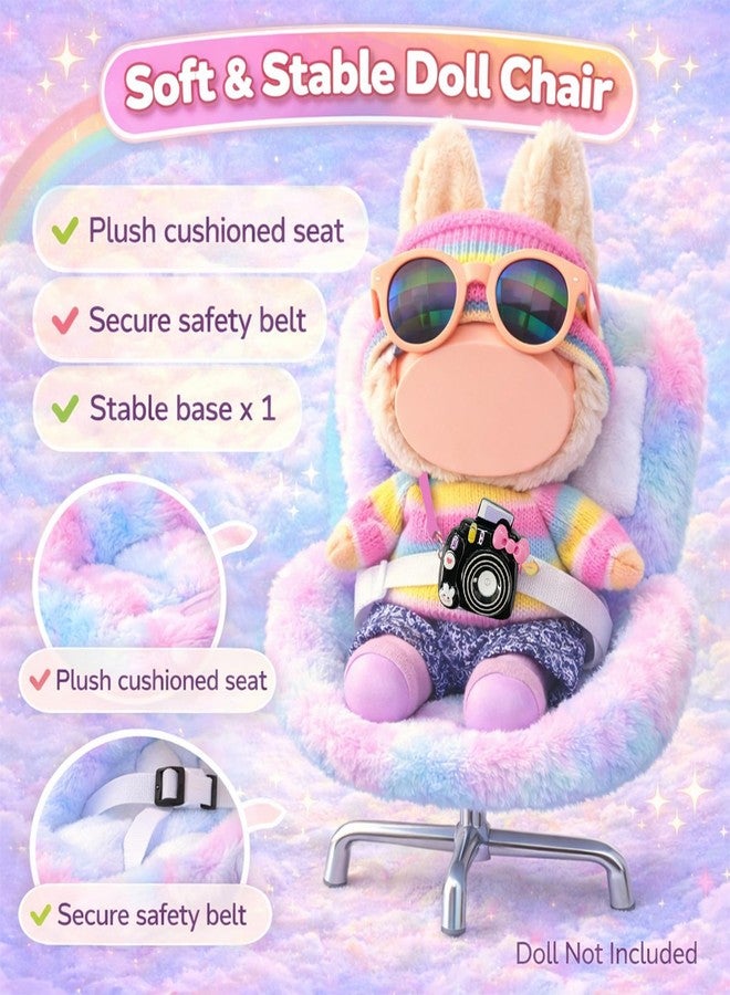 SwiftServ 17cm Doll Car Seat and Clothes Set (No Dolls), Includes Doll Seat and 2-Pack Doll Clothes, Perfect for Play and Display, Doll Outfit Accessories for Collectors - Image 5
