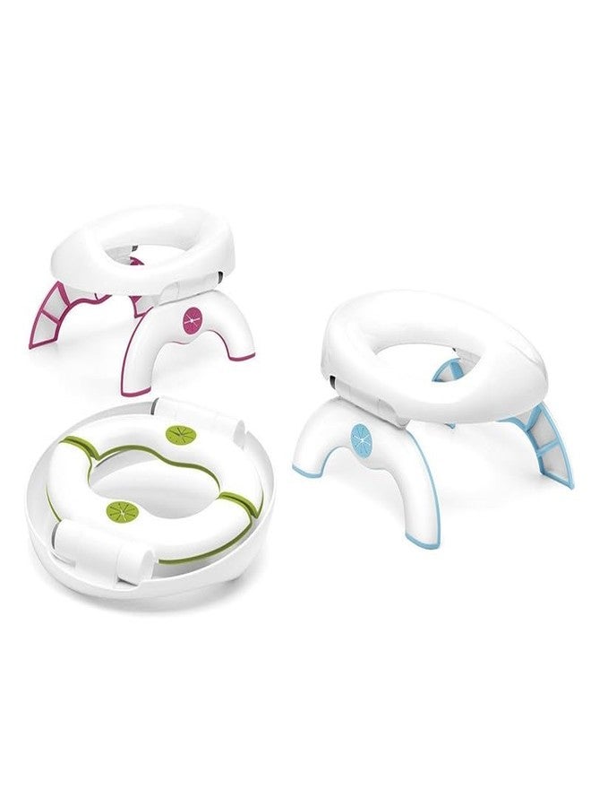 LASALE Foldable Baby Potty Training Seat with Splash Guard & Disposable Bag Holder, Anti-Slip Legs, Portable Travel Potty Chair for Toddlers Boys & Girls, Lightweight Kids Toilet Trainer - Image 5