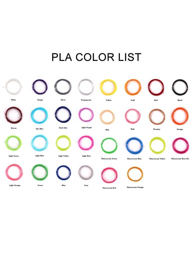 10m 1.75mm Normal Temperature PLA Cable 3D Printing Pen Consumables(Light Orange) - Image 3