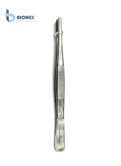 BIONEX Surgical Dressing Forceps Tweezers Straight Medical Forceps Surgical Single Use Adson Dressing Forceps Straight Serrated,  - Image 3