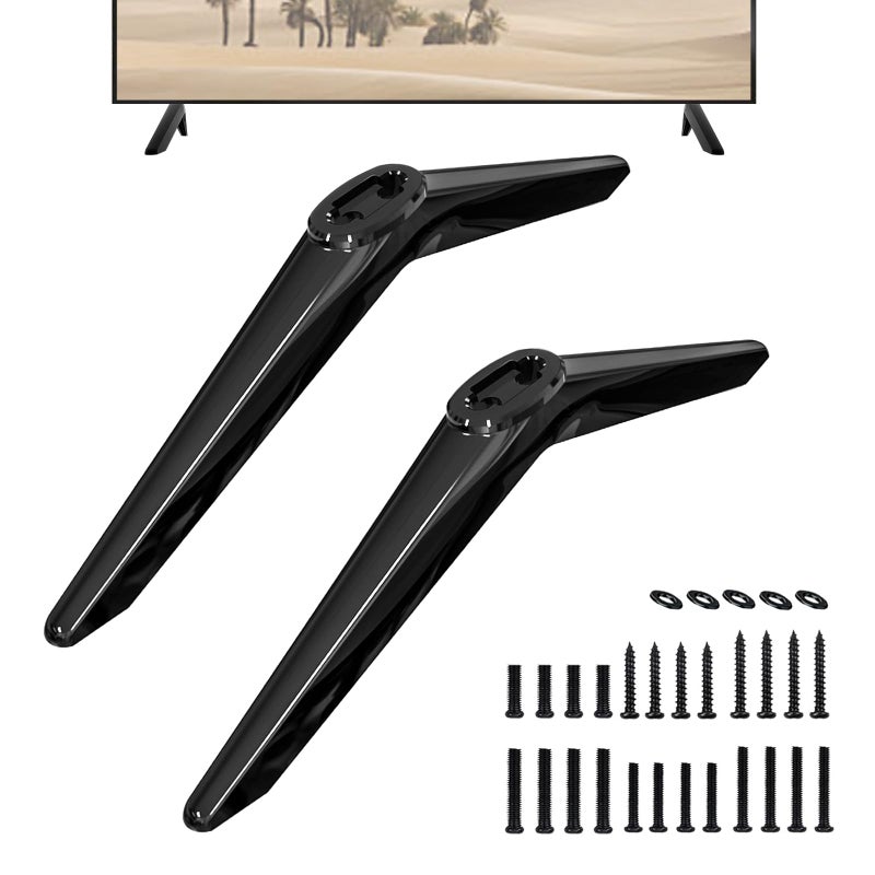 Varghesyla TV Legs Replacement for Toshiba TV Stand Base for Toshiba 32L310U18 32L310U19 32L310U20 32L220U 43LF421U19 50L420U TV Stand Legs for Toshiba with Screws Upgraded Version - Image 2