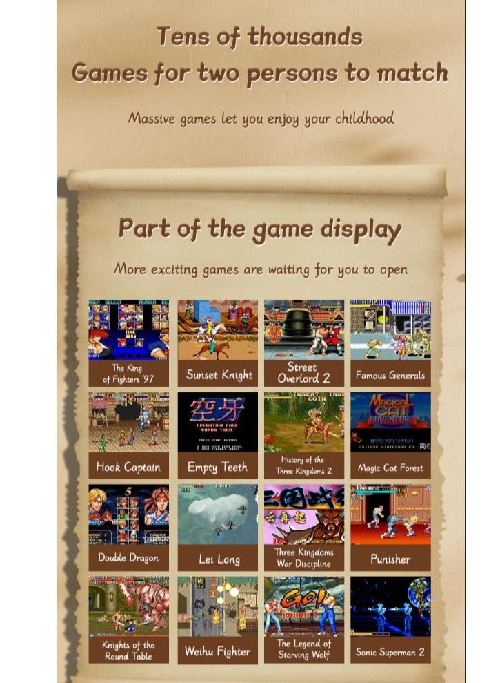 4K HD video game console, dual 2.4G wireless controllers, plug-and-play video game stick, built-in 15,000 games, retro handheld game console - Image 4