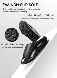 AL-WAHA AL-ZHABIA unisex-cloud-comfort-eva-foam-sandals-anti-slip-thick-platform-beach-pool-indoor-shoes(44-45)  - Image 5