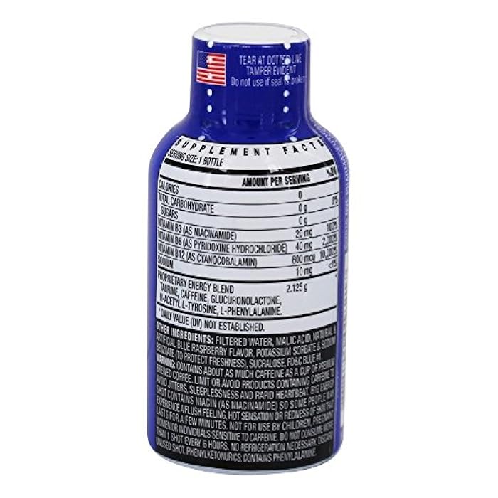 Stacker 2 Blue Raspberry B12 Energy Shot (12 Pack) - Image 2