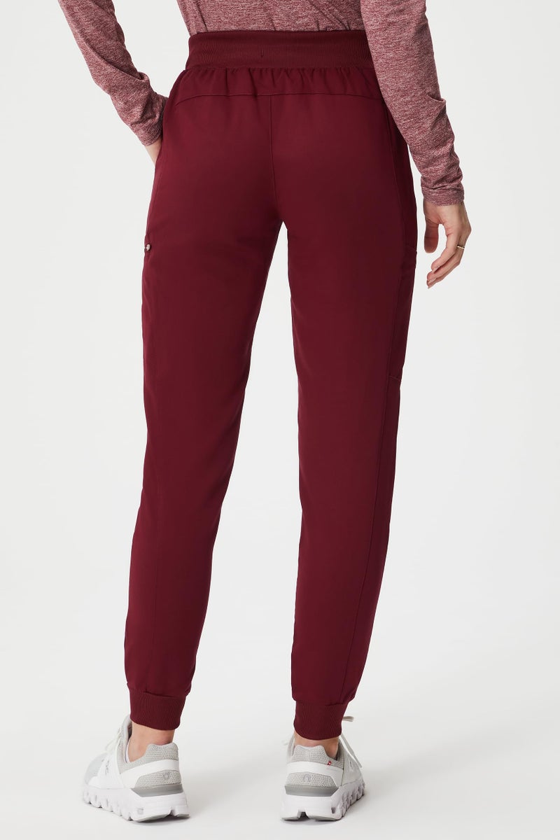 Fabletics Women's Active Scrub Jogger - MotionTech, 4-Way Stretch, Pocket-Packed, Lightweight, Semi-Slim Fit, M/Regular 28 in | 28, Wine - Image 4