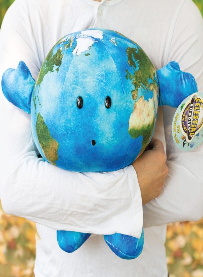 Celestial Buddies Our Precious Planet | 16" Soft Stuffed Plush, Fun Planet Facts & Climate Change Tag for Kids - STEM Learning, Educational Gift, Classroom & Homeschool Science Space Astronomy | 0+ - Image 4