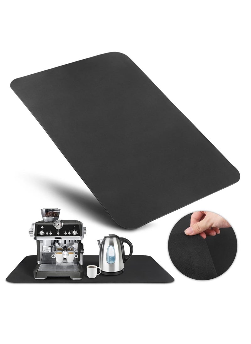 Oasisgalore - Coffee Mat Coffee Bar Mat for Countertops Dish Drying Mat for Kitchen Counter - Image 1