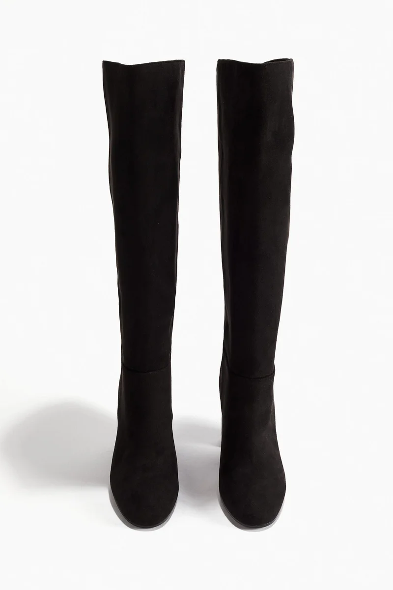 H&M  Knee-high heeled boots for Women | Best Price UAE