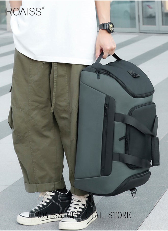 roaiss - Sports Backpack  Travel Bag and Gym Bag Combo with Wet and Dry Separation Separate Shoe Compartment Waterproof and Multilayer Space - Image 1