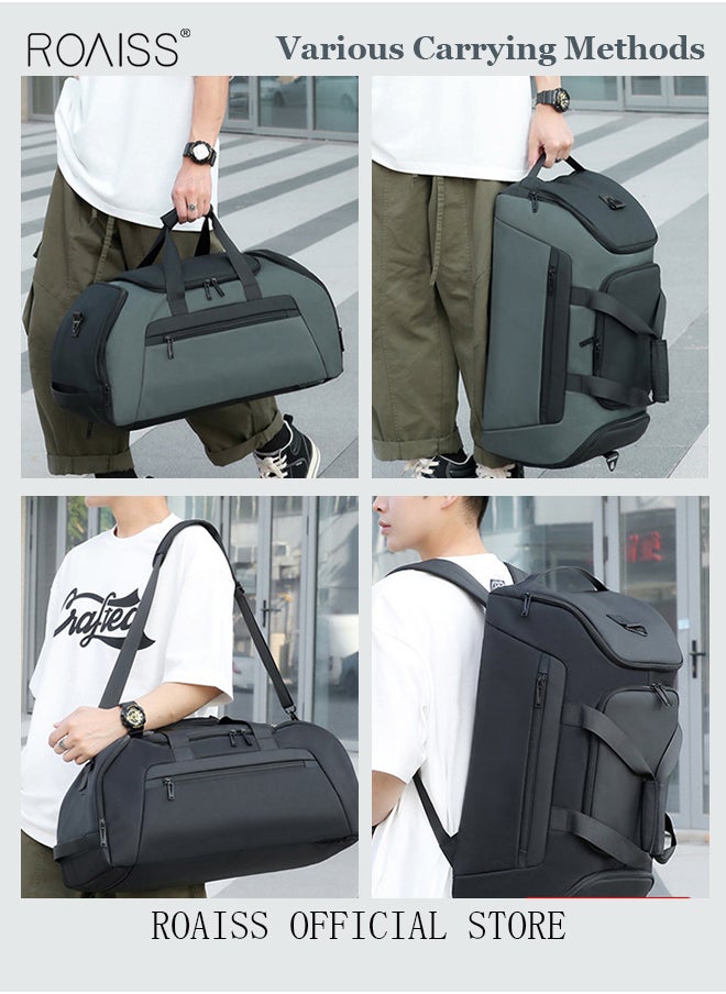 roaiss - Sports Backpack  Travel Bag and Gym Bag Combo with Wet and Dry Separation Separate Shoe Compartment Waterproof and Multilayer Space - Image 1