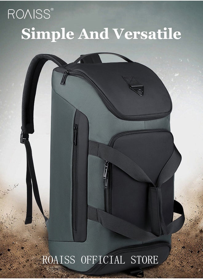 roaiss - Sports Backpack  Travel Bag and Gym Bag Combo with Wet and Dry Separation Separate Shoe Compartment Waterproof and Multilayer Space - Image 1